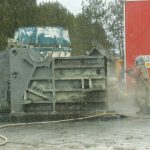 Sand and soda blasting